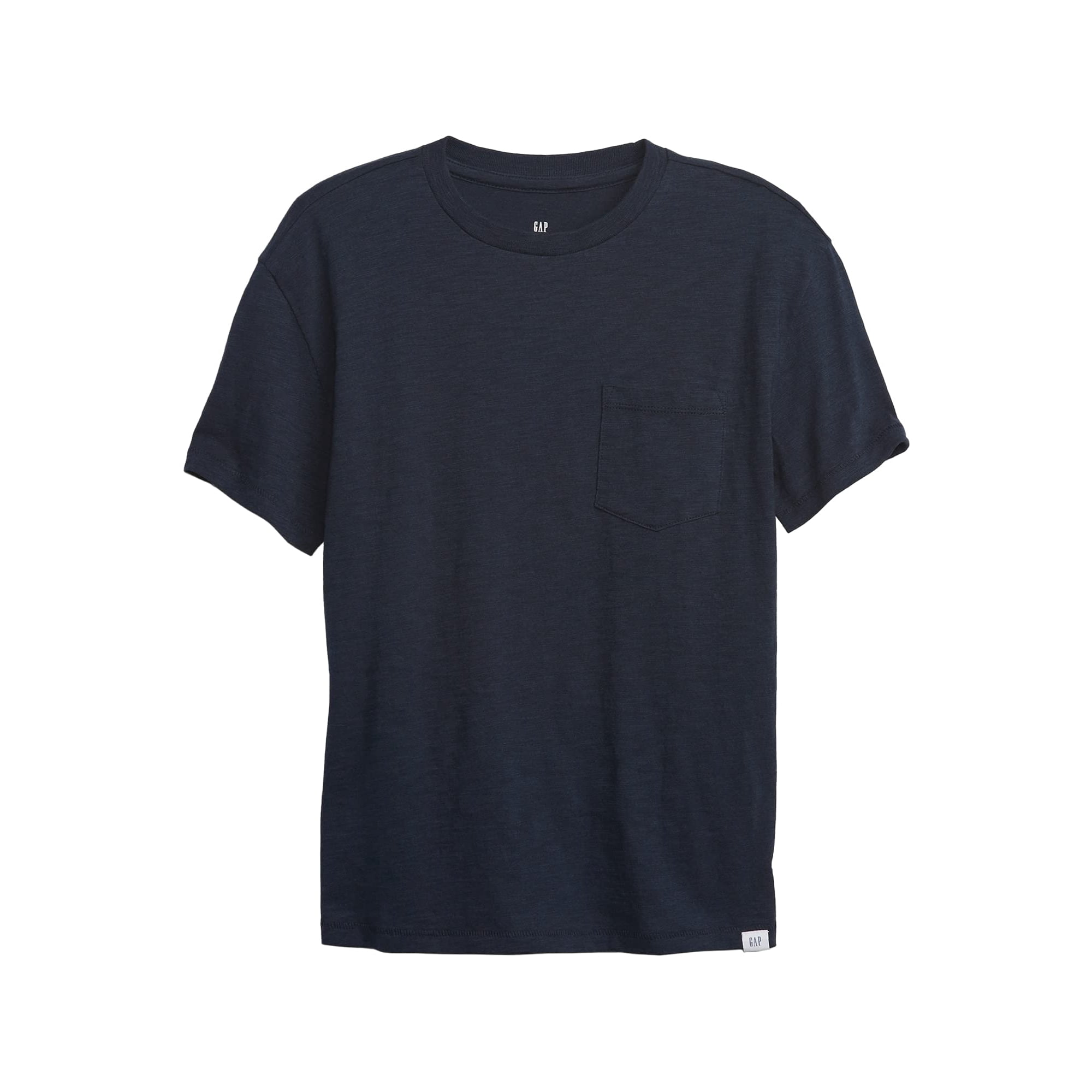 Camiseta Gap Pocket Crew Blue Galaxy Para Niños Talla L