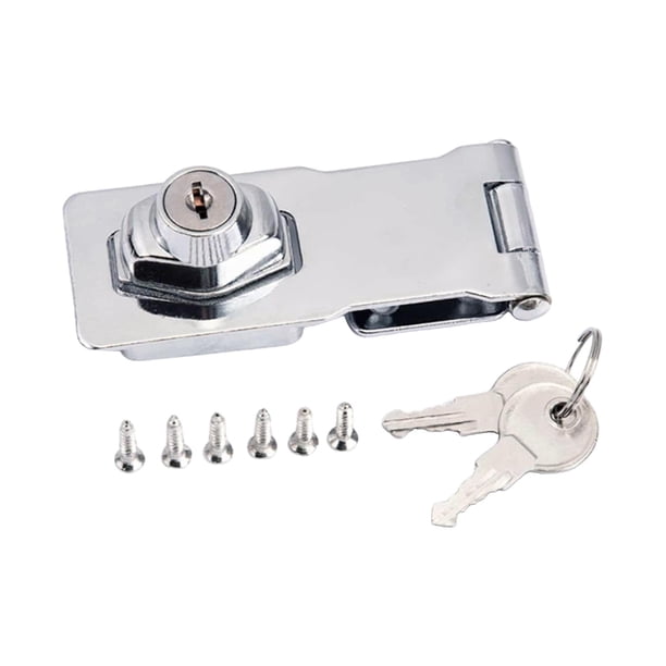 Cerraduras De Cerrojo Con Llave Cerradura De Cerrojo Con Tornillos Cerraduras De Caja De Herramientas De 2 Llaves Para Puertas Pequeñas