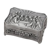 Magideal - Caja De Joyería, Caja De Regalo De Recuerdo, Caja Del Tesoro, Regalo Antiguo, Pequeña Caja De Baratija, Caja De Almacenamiento Para Collar, Pendientes