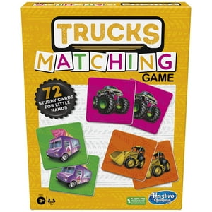 Juego De Tarjetas De Memoria Hasbro Gaming Trucks Matching 3+ Years