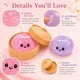 thumbnail image 4 of Pelota antiestrés Squishy Stantam de dumpling bao bun, 4 of 7