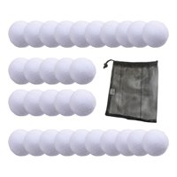 Magideal - 12 Piezas Bola De Nieve Artificial Juguete De Nieve Falsa Decoración De Árbol De Navidad Fibra Sintética Adecuada Para Interacción Familiar Fiesta Inf 30 Piezas