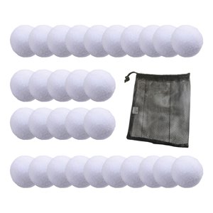 Magideal - 12 Piezas Bola De Nieve Artificial Juguete De Nieve Falsa Decoración De Árbol De Navidad Fibra Sintética Adecuada Para Interacción Familiar Fiesta Inf 30 Piezas