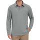 thumbnail image 1 of INSPIRE CHIC Camisas Polo de Manga Larga con Bolsillo y Cuello en Contraste para Hombre XL Gris, 1 of 6