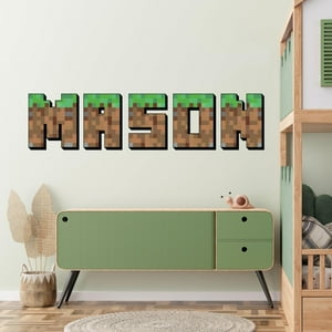 Genérico - Calcomanías De Pared Personalizadas Con Nombres Famosos, Decoraciones De Juegos