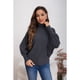 thumbnail image 3 of Sweater Mujer Manga Muercielago Larga Tejido Colores 5062, 3 of 4