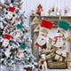 thumbnail image 4 of Juego de 4 medias navideñas: medias grandes y pequeñas de 18 pulgadas para decoración de árbol de Navidad con Papá Noel y muñeco de nieve, bolsa para guardar regalos, bolsa de dulces para chimenea, ár, 4 of 7