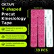 thumbnail image 2 of Cinta de kinesiología OK TAPE en forma de Y, 10 unidades, 9 x 25 cm, rosa, 2 of 7