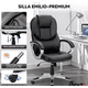 thumbnail image 3 of Silla de escritorio ejecutiva Emilia premium cuero color negro, 3 of 3