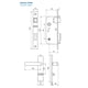 thumbnail image 3 of Cerradura Embutir Odis Simona 7040 Dormitorio - Negro, 3 of 5