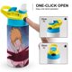 thumbnail image 4 of BLEACH Botella de Agua con Tapa Pop Top de Un Toque, Acero Inoxidable, a Prueba de Fugas, para Deportes, Botella Infantil azul 12 oz, 4 of 6