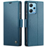 Caseme Tipo Cartera Xiaomi Poco X5 5G Con Cierre Magnético, Rfid, Tarjetero, Soporte, Carga Inalámbrica