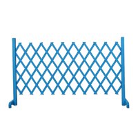 Magideal - Puerta De Puerta De Madera Para Perros Puerta De Jardín De Patio Extensible Para Cachorros Pequeños Perros Medianos Uso En Interiores Al Aire Libre 190Cmx90Cm Azul