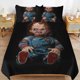 thumbnail image 1 of Bride of Chucky Bedding Set Duvet Cover Comfortable and Lightweight Cartoon Bedding 3 Piece Bed Set, 1 of 5