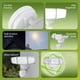 thumbnail image 2 of Luces LED de seguridad Philips 72W 7400LM con sensor de movimiento PIR, 2 of 8