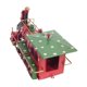 thumbnail image 5 of Modelo de tren navideño Old Modern Handicrafts con acabado rojo, 5 of 9