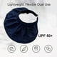 thumbnail image 3 of Sombreros plegables con visera para mujer, de ala ancha, para verano, plegables, 3 of 5