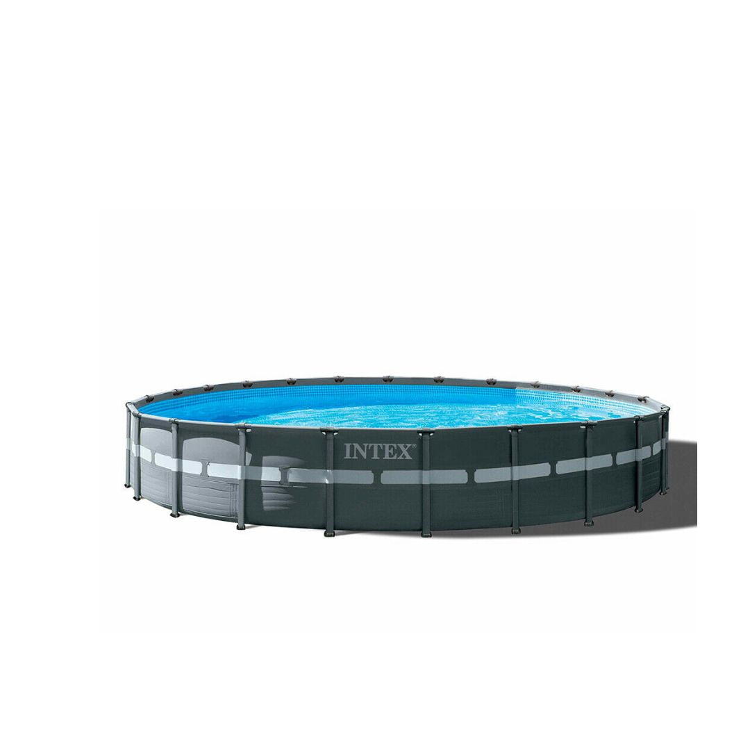 Piscina Estructural Intex Ultra Xtr Frame Set 732x132 Cm + Bomba + Escalera + Cobertor + Base