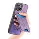 thumbnail image 5 of Funda Billetera con Soporte para iPhone 15 Protector Delgado Morado, 5 of 6