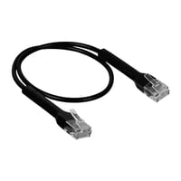 Cable Cat6 Ubiquiti Negro 30 Cm (Rj45)