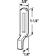thumbnail image 2 of Cerradura corrediza para puerta corredera Strike Prime-Line A 148, ajustable, paquete de 2, 2 of 3