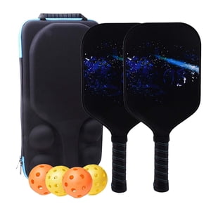 Ioensy - Premium Pickleball Paddles Juego De 2 Raquetas De Pickleball Con Bolsa Con 4 Bolas Estilo D