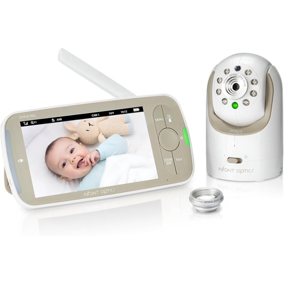 Monitor para bebé Infant Optics DXR8 PRO de 5 pulgadas, 720p