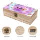 thumbnail image 3 of Familia Larva Caja Organizadora de Madera Rústica - Caja Decorativa Multifuncional para Escritorio, Hogar, Oficina, Joyas y Manualidades, 3 of 6