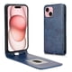 thumbnail image 1 of Funda tipo folio para iPhone 15 con soporte magnético y protección para la cámara Azul, 1 of 6