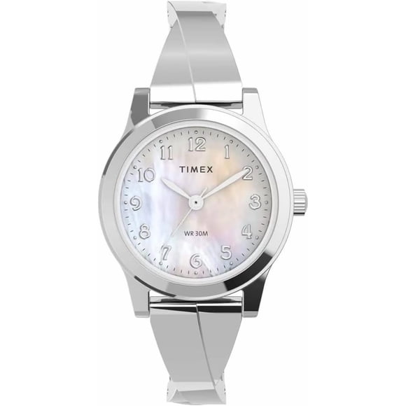 Reloj Analógico Timex Main Street Plateado Mujer