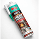 thumbnail image 2 of Silicona Alta Temperatura 310 Ml. Negro Akfix 1500 °c, 2 of 2