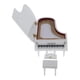 thumbnail image 2 of Instrumento Musical En Miniatura Modelo De Piano De Madera Para 1/8 Accesorio De Mu?ecas, 2 of 5