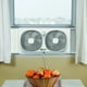 thumbnail image 4 of Ventilador de ventana Comfort Zone CZ329WT 9 con ventiladores giratorios de 180°, 4 of 7