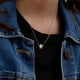 thumbnail image 2 of Collar de Estrella de Plata 925, 2 of 2