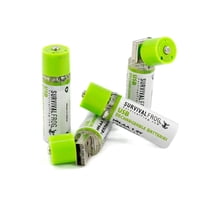 Pilas Recargables Survival Frog Easypower Usb Aa 1450 Mah (Paquete De 4)