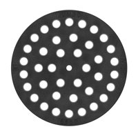 Cubierta De Desagüe Para Suelo, Tamaño Jumbo, Hierro Fundido, 15 Cm, Redonda