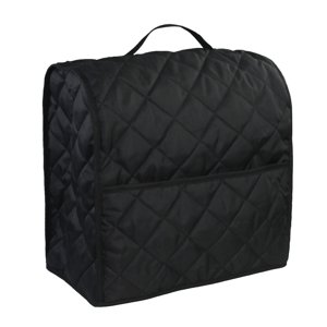 Magideal - Cubierta Antipolvo Para Batidora De Pie De Cocina, Accesorio Resistente A Desgarros, Color Negro, 14X9X14 Pulgadas, Con Bolsillos Exteriores Para 4,5