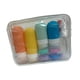 thumbnail image 3 of 16 piezas botellas de viaje para artículos de tocador, frascos de crema vacío, recipientes líquidos multipropósito con bolsa de almacenamiento para ge Amarillo, 3 of 5