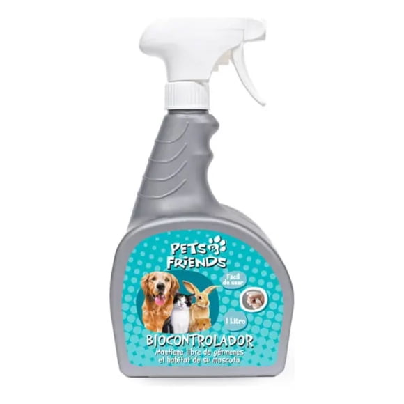 Shampoo Desinfectante 1L Perros Pets&Friends Elimina Gérmenes Olores