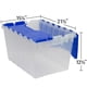 thumbnail image 4 of Contenedor de almacenamiento Akro-Mils KeepBox 45L transparente/azul, 4 of 7