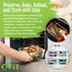 thumbnail image 5 of Recipientes de vidrio para preparación de comidas FIT Strong & Healthy, 960 ml (paquete de 3), 5 of 9