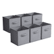 thumbnail image 1 of Organizadoras Plegables Belug Closet Ropa Accesorios Gris 6 unidades, 1 of 5