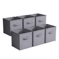 Organizadoras Plegables Belug Closet Ropa Accesorios Gris 6 Unidades