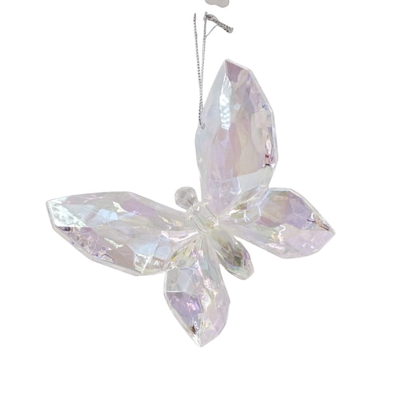 Colgante de mariposa iridiscente 10 cm