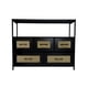 thumbnail image 1 of Cómoda Jeff Alta 5 Cajones Plegables Negro, 1 of 5