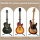 thumbnail image 4 of Soporte Para Guitarra Ajustable Al Suelo Plegable Negro Paquete De 1, 4 of 7