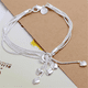 thumbnail image 3 of Pulsera brazalete plata 925 corazón aniversario mujer, 3 of 3