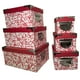 thumbnail image 1 of Cajas con diseño set de 6, 1 of 2