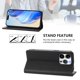 thumbnail image 3 of Funda Billetera con Soporte para iPhone 15 Pro Bloqueo RFID Plegable Negro, 3 of 6