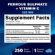 thumbnail image 2 of Suplemento de hierro sulfato ferroso vitamático 325 mg más vitamina C, 2 of 3